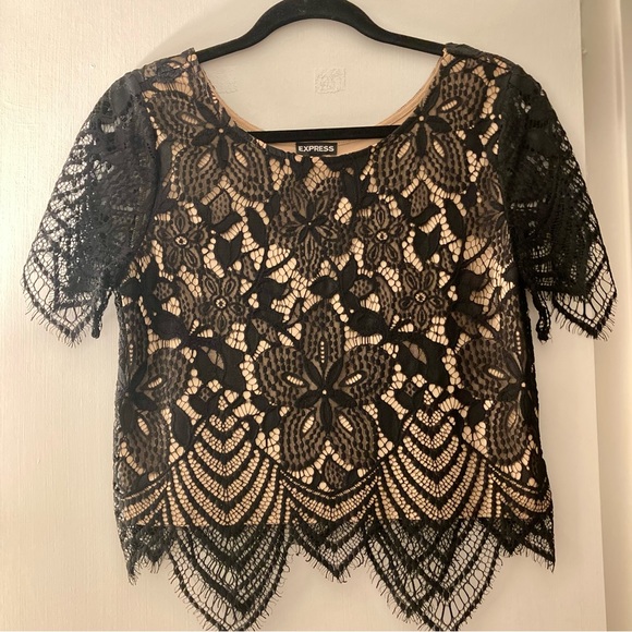 Express Lace Top - Picture 2 of 5